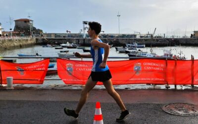 Daniel Tronchoni marcha a paso firme en el Campeonato de España de Castro Urdiales